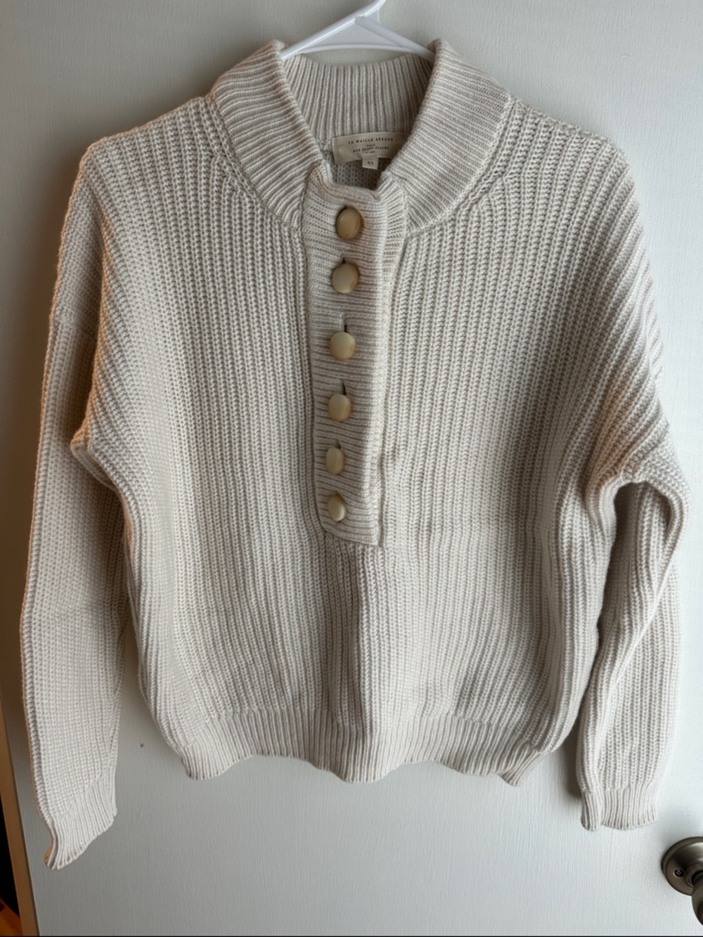 NWOT SEZANE LUCAS JUMPER PULLOVER CREAM XS